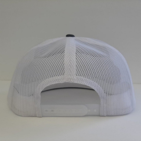 Red Bull Embroidered Flat Bill Snapback Mesh Hat Cap Gray Yupoong Trucker Racing main image 6